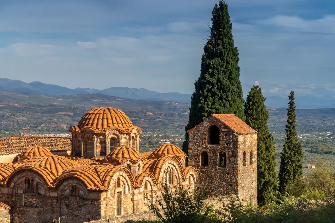 One of seven Byzantine churches at Mystras