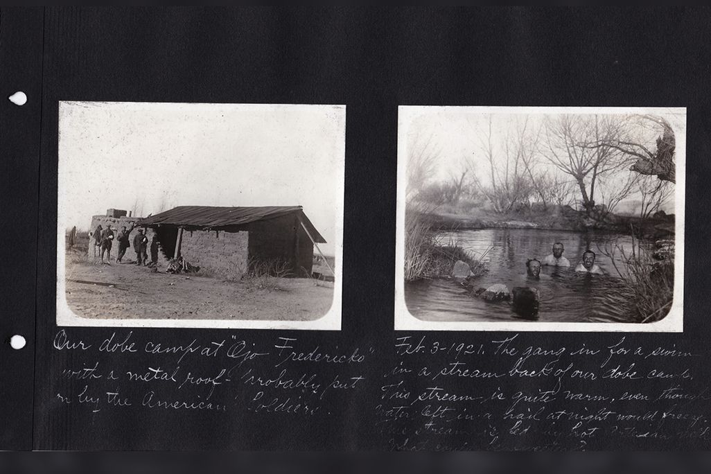 Page from Sam Ravel's photo album