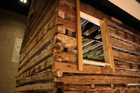 The Jones-Hall-Sims House, stripped down from 140 years of additions and siding, was acquired in 2009 by the National Museum of African American History and Culture and has been rebuilt as part of an exhibition called “Defending Freedom, Defining Freedom: The Era of Segregation.”