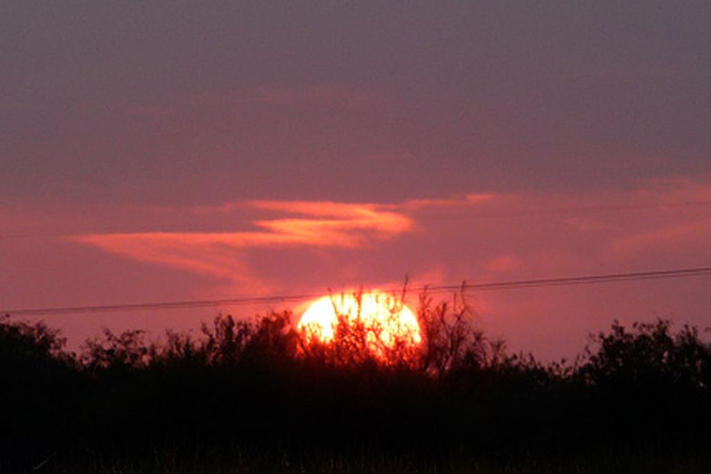 Sunrise over South Texas