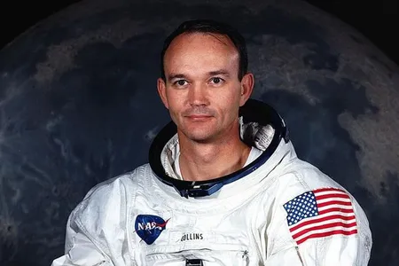 Michael Collins' NASA astronaut portrait.