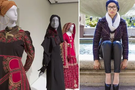 Saba Ali, right, and Contemporary Muslim Fashions from the Cooper Hewitt, Smithsonian Design Museum