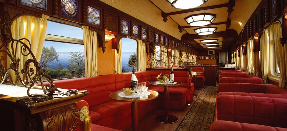  Lounge aboard the <i>Golden Eagle</i> 