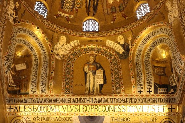 Prophets in the Cappella Palatina in Palermo, Sicily thumbnail