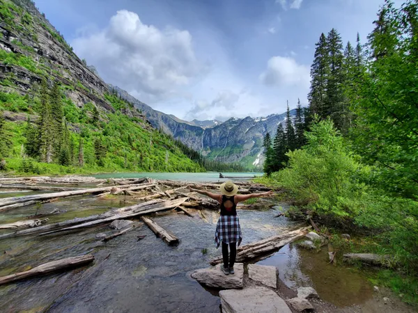 Feeling free at Avalanche Lake thumbnail