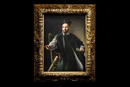 Caravaggio painted&nbsp;Portrait of Monsignor Maffeo Barberini&nbsp;around 1598.