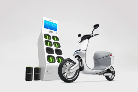Gogoro is releasing an electric Smartscooter, a lithium-ion battery pack and a charging station at the Consumer Electronics Show this week in Las Vegas.