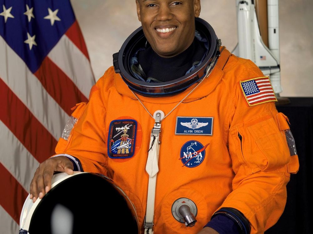 NASA astronaut Alvin Drew, mission specialist. Credit: NASA Johnson Space Center