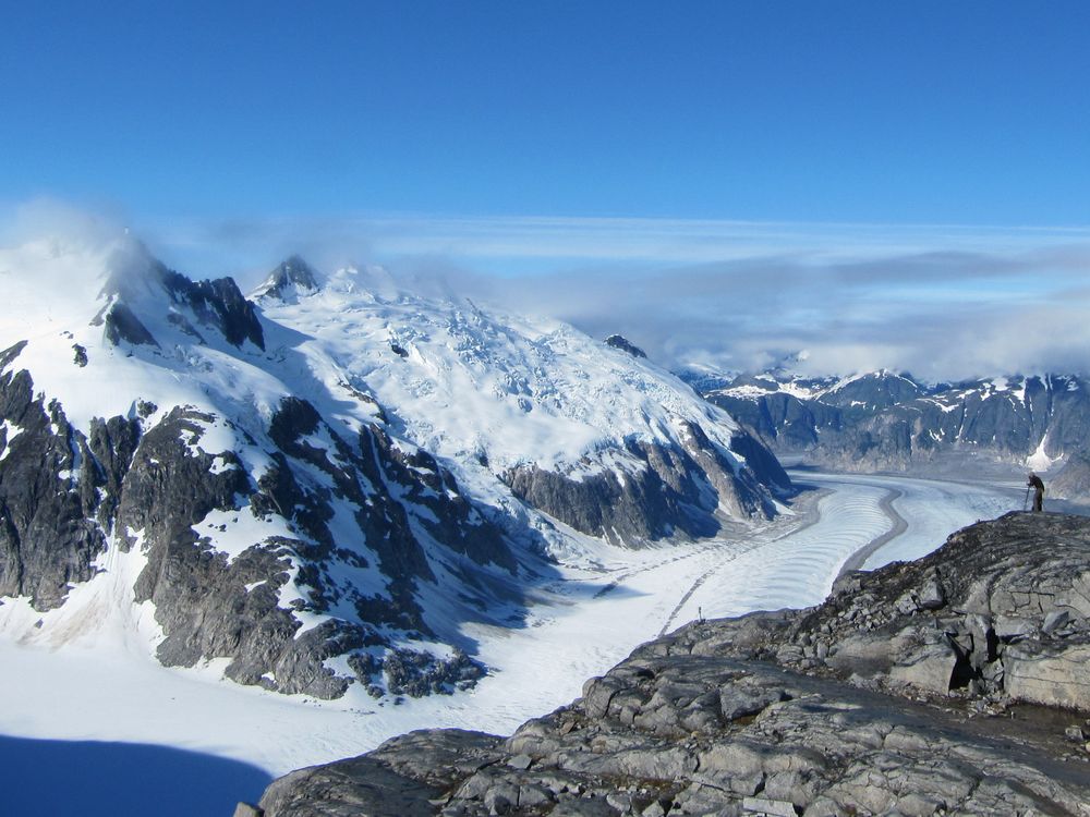 Gilkey Trench, in the Juneau Icefield