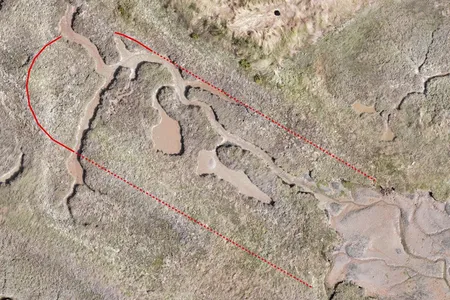 Last October, archaeologists discovered the mud dock where the HMS Beagle was dismantled by using specialized drone photography