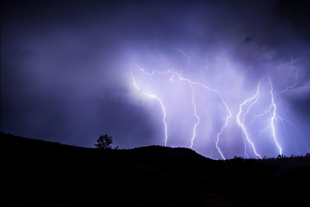 lightning storm