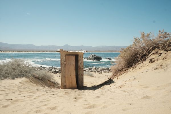 Room with a View: Outhouse in Baja California, Mexico thumbnail