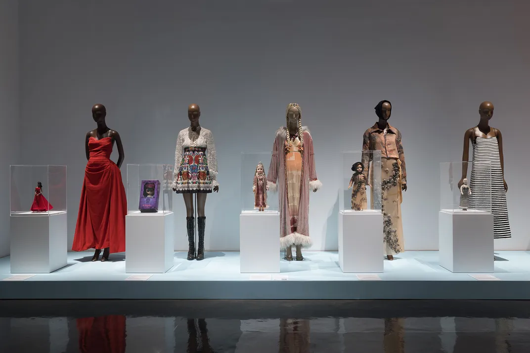 Full-size fashion looks and their doll counterparts