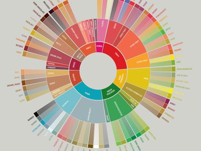 A new flavor wheel groups together different flavor attributes of coffee.