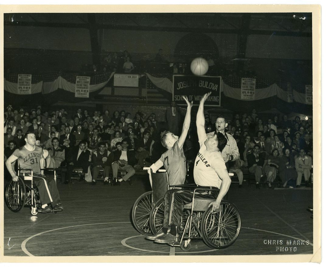Ray Werner taking the tip off for the Jersey Wheelers