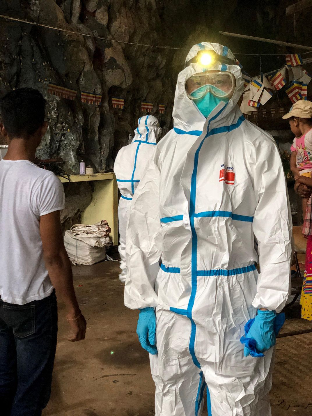 Global Health member in ppe