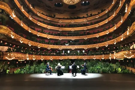 Following the Monday performance, the Barcelona opera house donated its 2,292 houseplants to local health care workers.