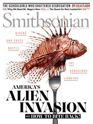 Cover of Smithsonian magazine issue from June 2018