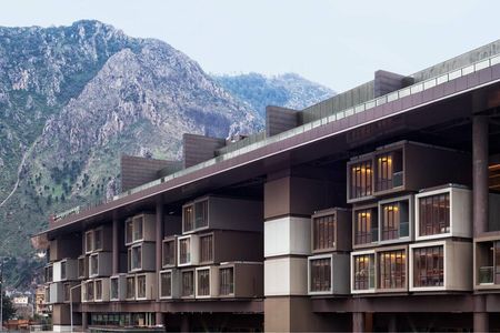 The new Museum Hotel Antakya in Turkey "floats" above ancient ruins.