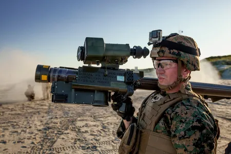 Marine Sgt. John P. Hawkings would like to introduce your drone to his Stinger surface-to-air missile