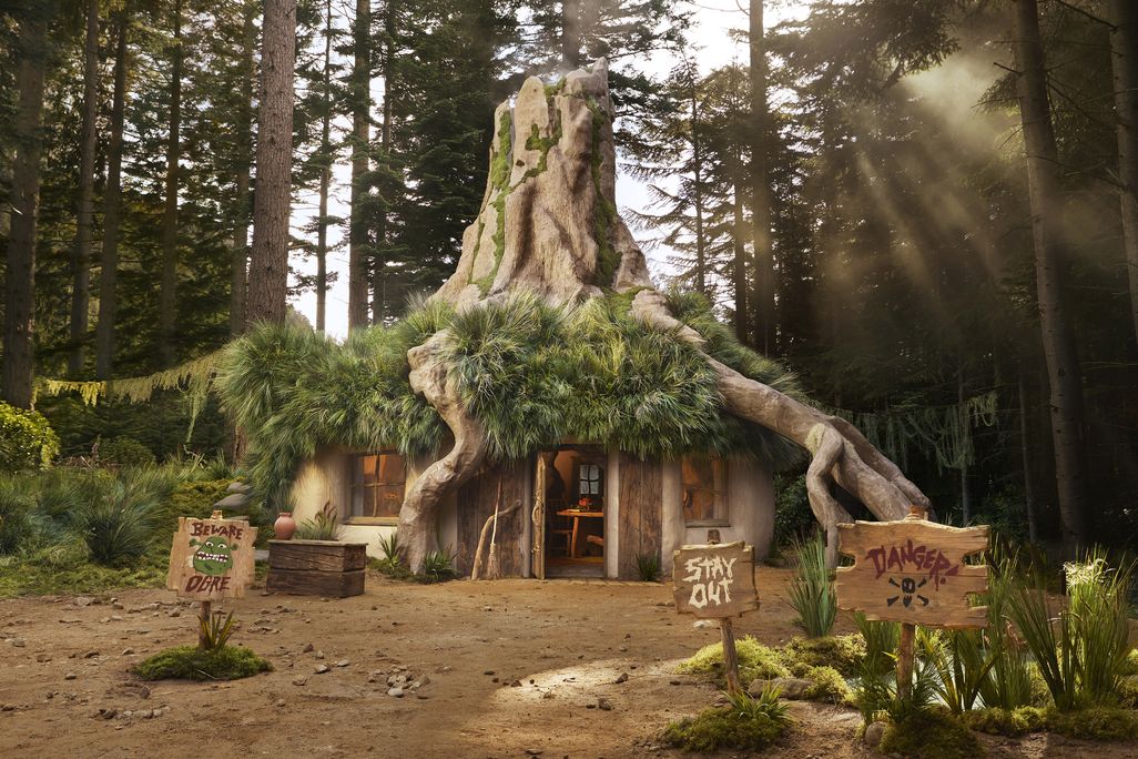 Shrek treehouse exterior