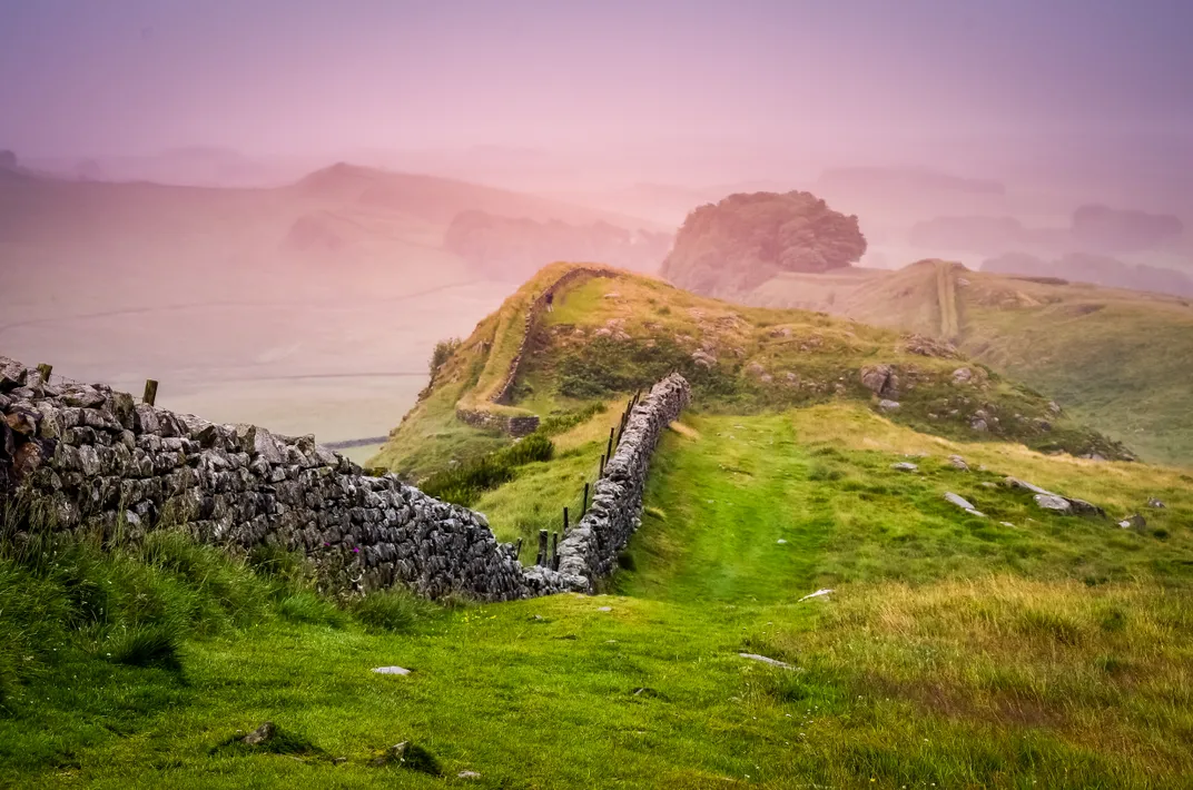 Mist over Hadrian's wall