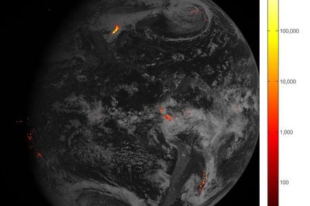 First image from NASA's Geostationary Lightning Tracker