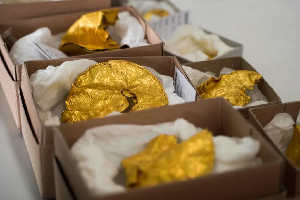Gold bracteates found in Denmark