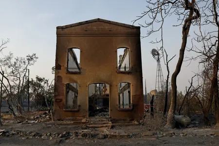 Firefighters are still assessing the damage, but several structures were destroyed in Chinese Camp.