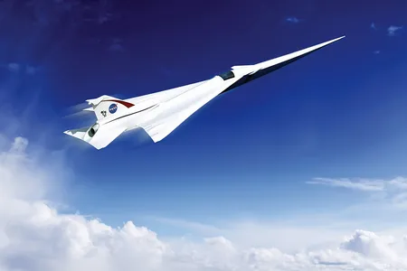 Artist’s concept of the Quiet SuperSonic Technology aircraft. 