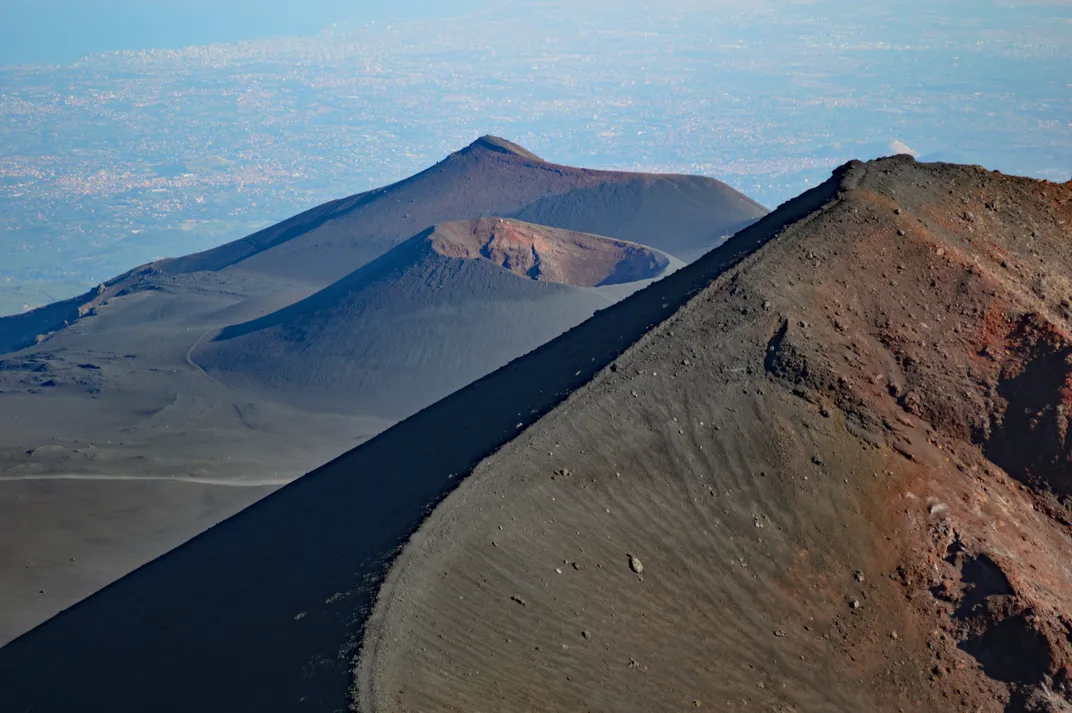 Craters at Mt. Etna