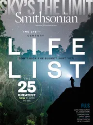 Cover of Smithsonian magazine issue from September 2015