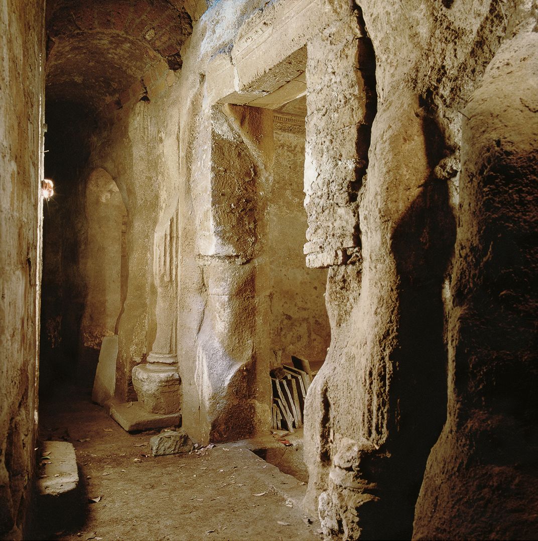 Entrance to chamber