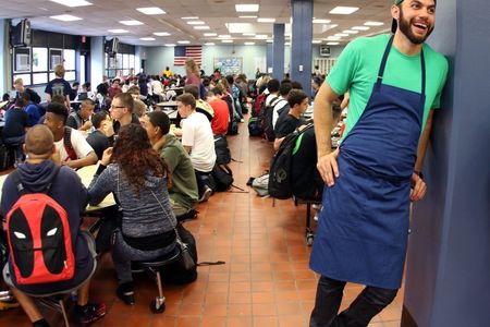 Giusti founded Brigaid to bring professional chefs into public school cafeterias to create made-from-scratch menus.