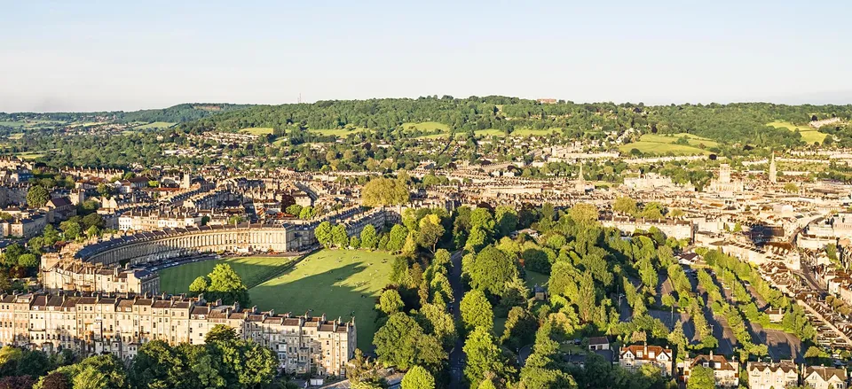  City landscape of Bath 