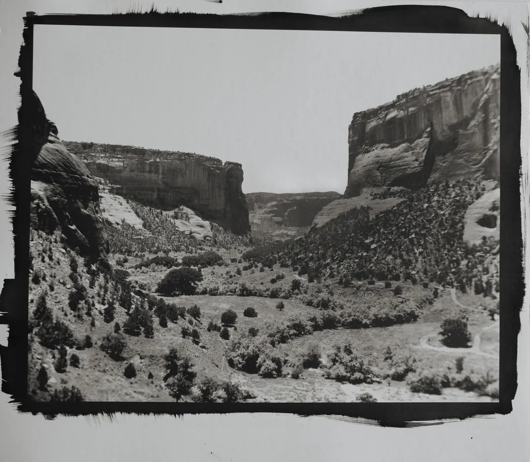 A view of the canyon from Tse Yaa Kin.