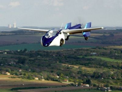 Maybe the future has finally arrived. AeroMobil is targeting the luxury market with its flying prototype, AeroMobil 3.0 (seen here during 2015 flight tests). Sticker price: more than $1 million.