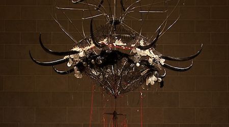 Rina Banerjee’s “A world Lost…” is now on view in the Sackler Gallery pavilion.