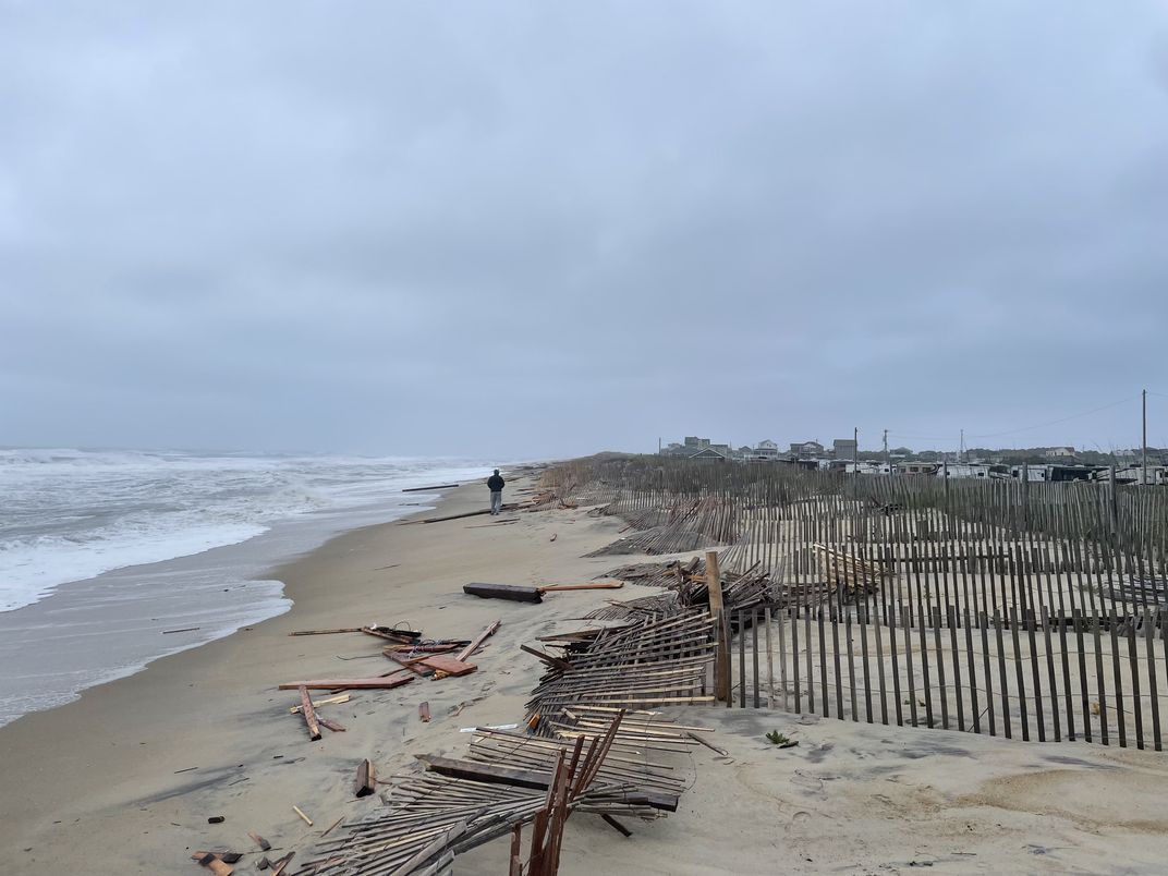 Debris at Cape Hatteras National Seashore