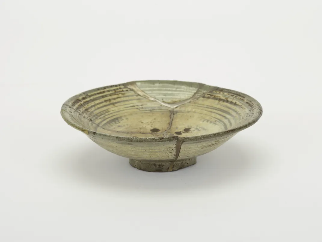 Buncheong ware tea bowl, named Naruto