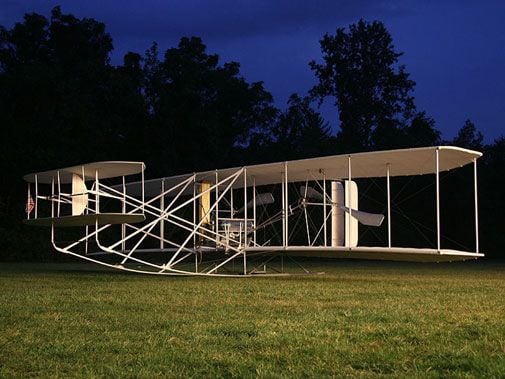 A century-old Wright Flyer comes to life this weekend in Virginia.
