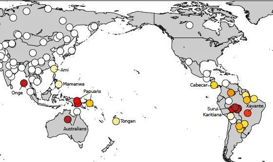 Native American Ancestery Map