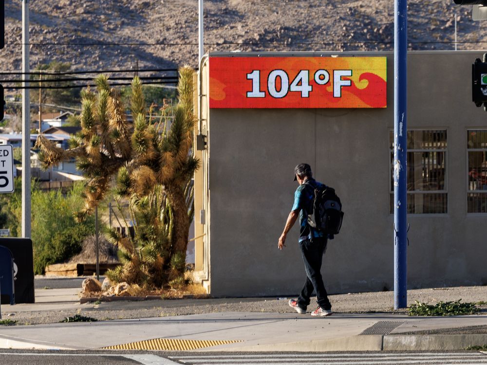 Triple-digit temperatures in Joshua Tree, California on June 5, 2024.