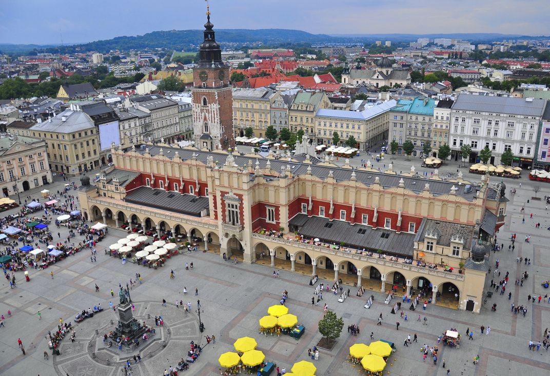 Kraków's Main Square and the Renaissance Cloth Hall
