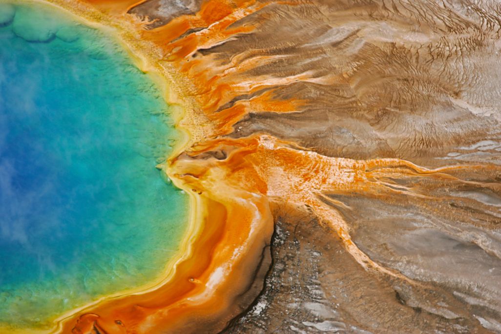 Colorful spring at Yellowstone