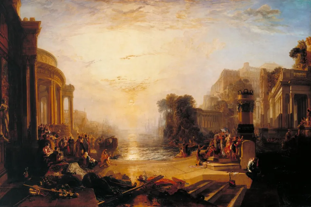A painting of The Decline of the Carthaginian Empire from the Tate Britain in London