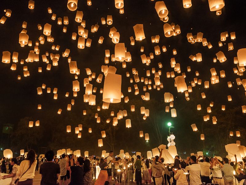 releasing Lanterns in Sky Smithsonian Photo Contest Smithsonian