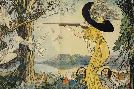 The woman behind the gun