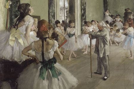 The Dance Class (La Classe de Danse), 1873–1876, oil on canvas, by Edgar Degas