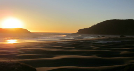 Sunset just south of Humbug Mountain